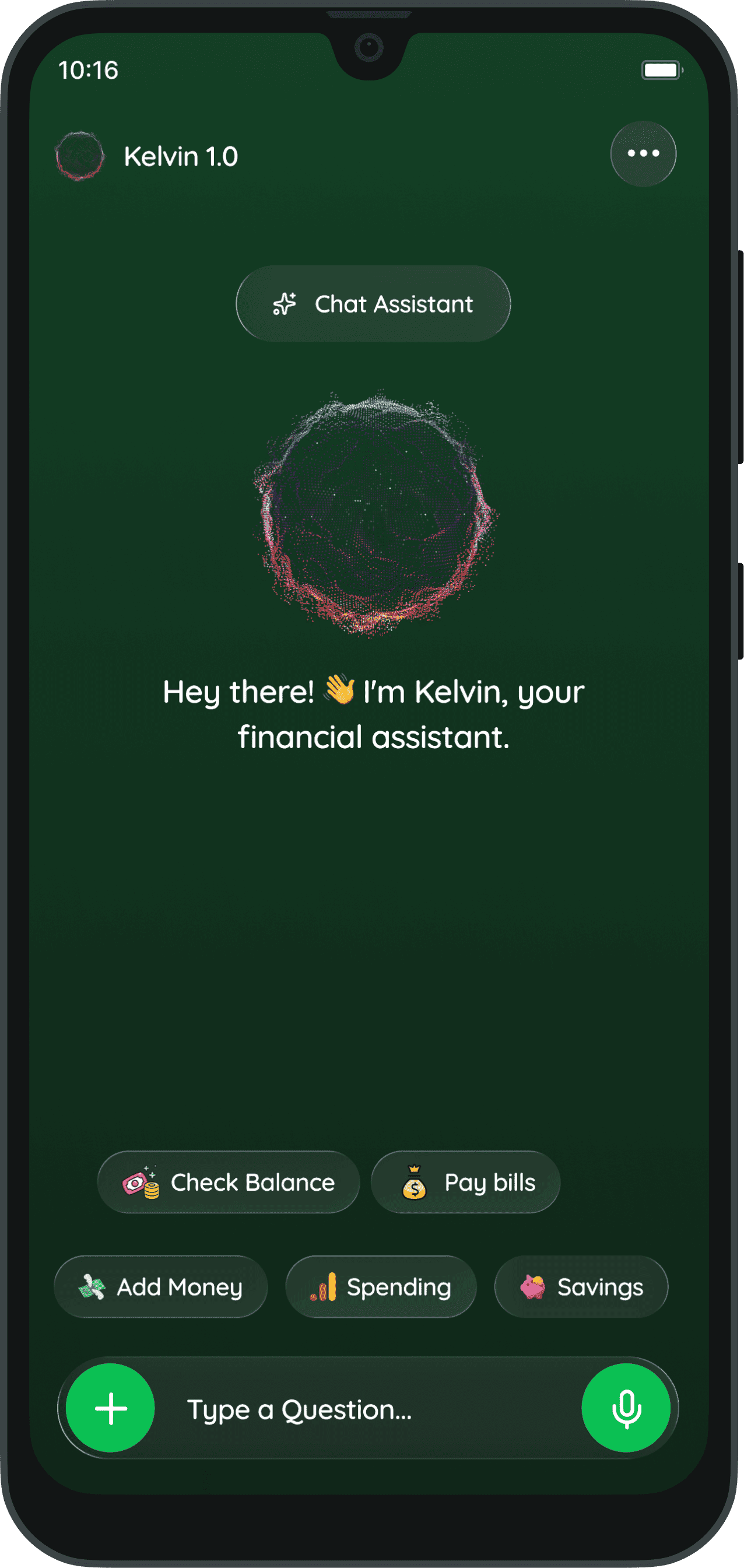 Kelvin — Financial Assistant · Android