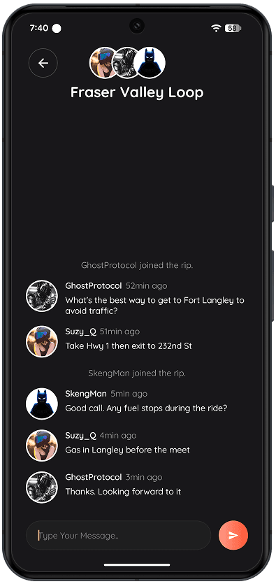 Tribes — Rip Chat · Android