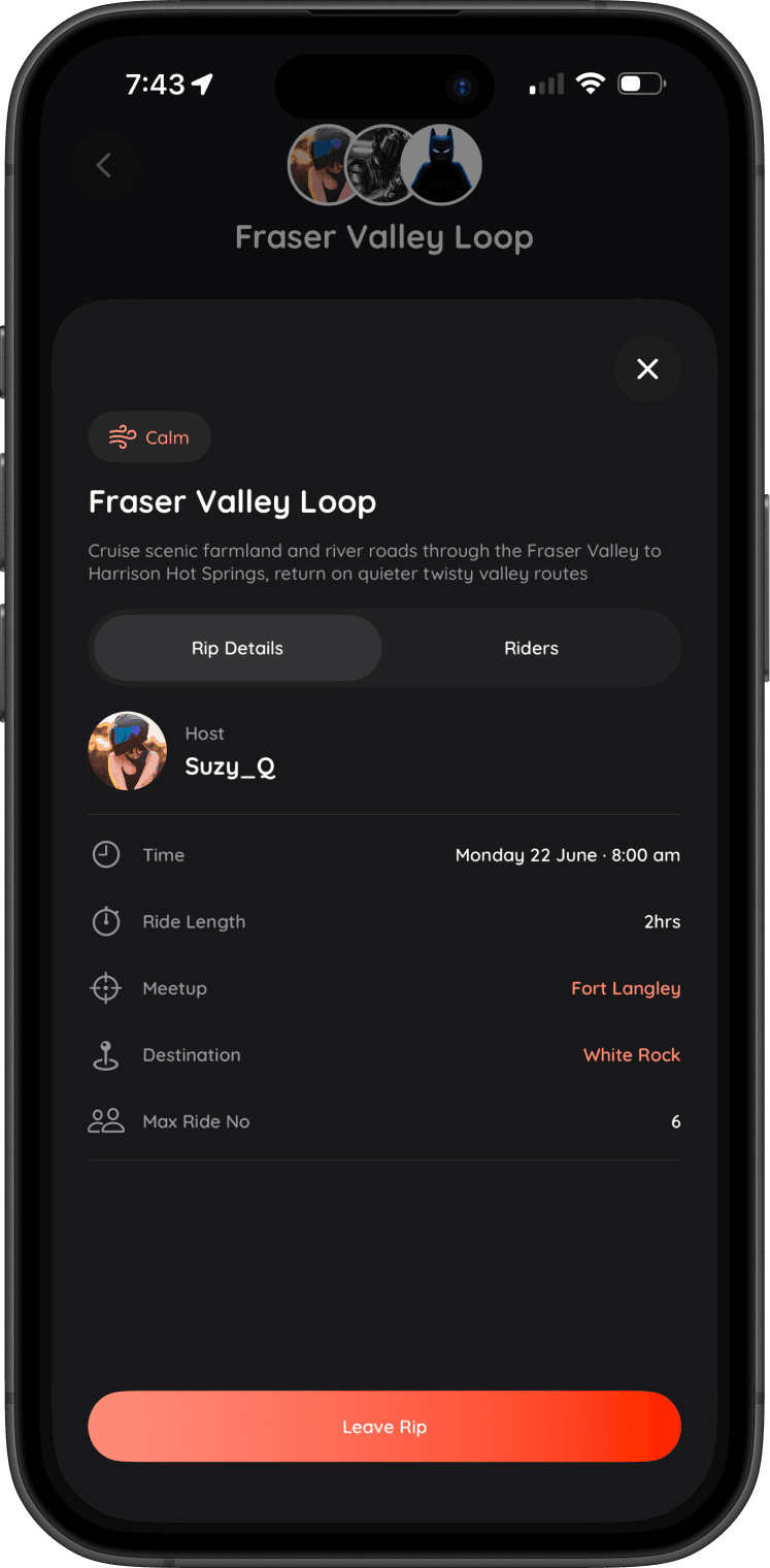 Tribes — Rip Details · iOS